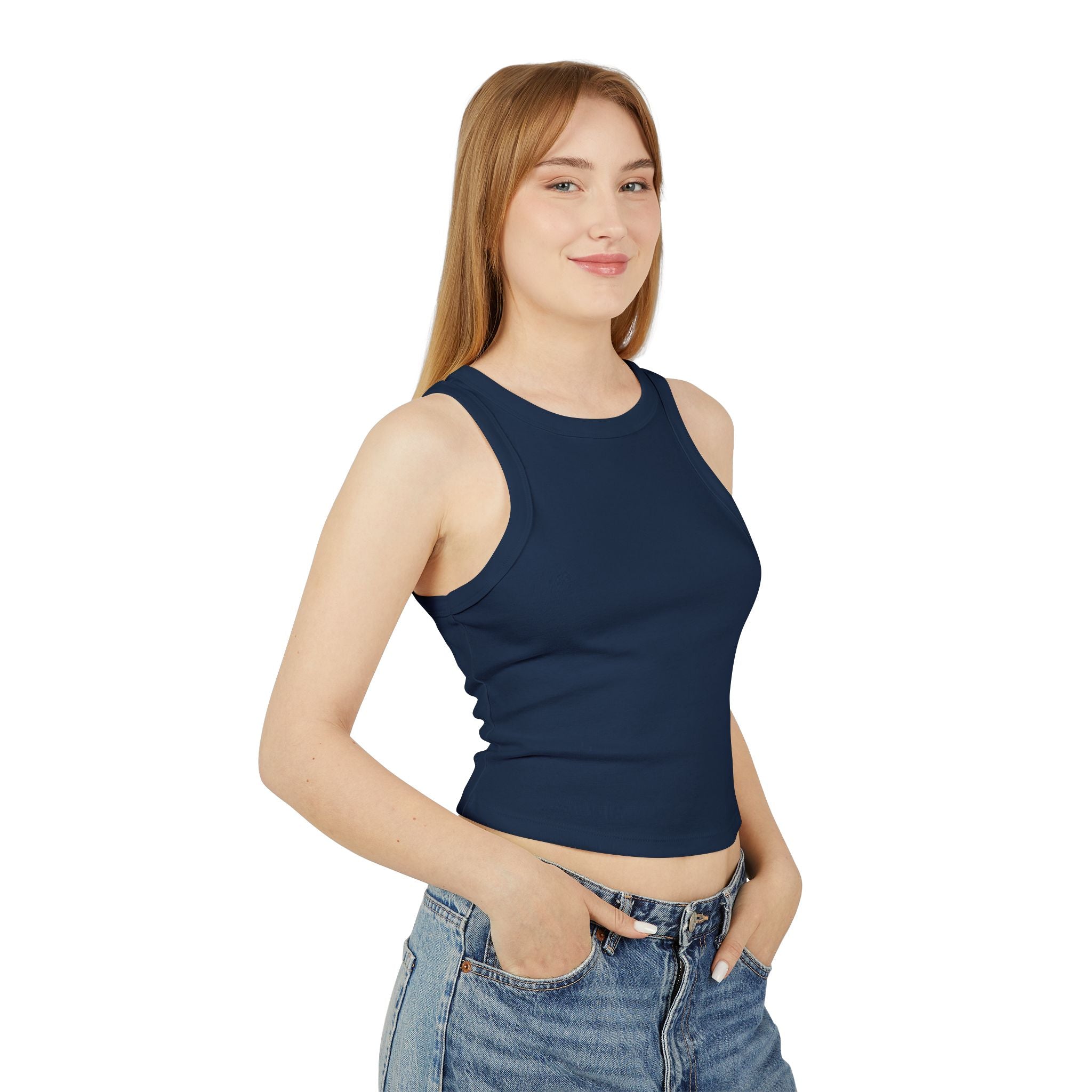 Encourage yourself  In the LORD Racer Tank — "Encourage Yourself" Christian Women's Crop top