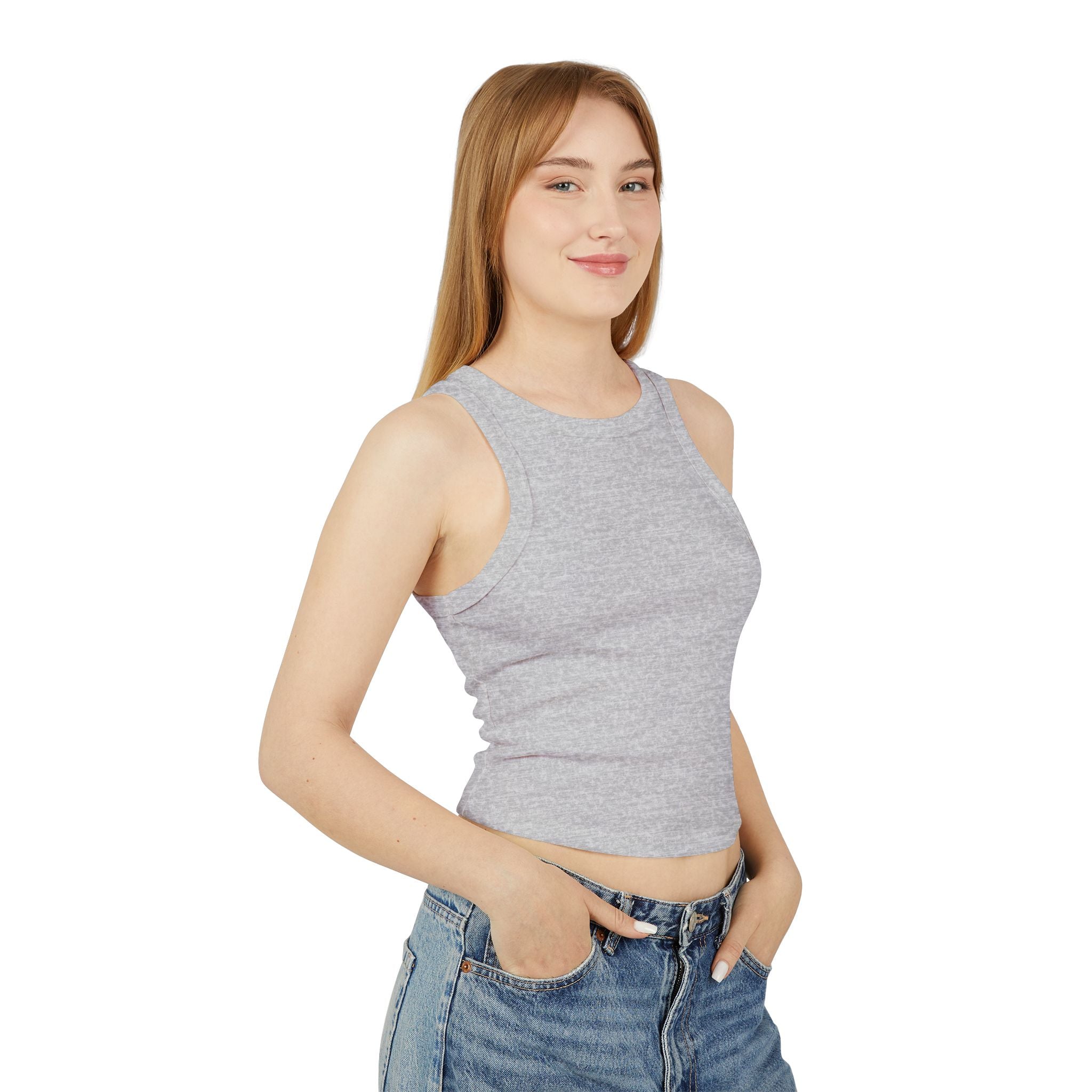 Encourage yourself  In the LORD Racer Tank — "Encourage Yourself" Christian Women's Crop top