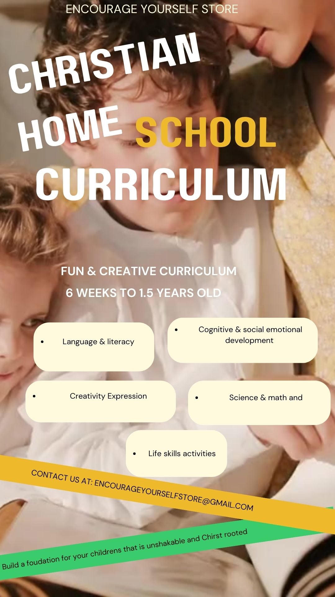christian homeschool curriculum by encourage yourself store